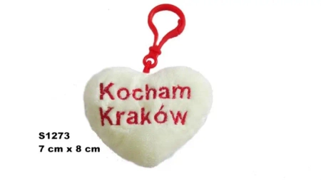 Brelok serce kocham Kraków - Sun-Day