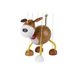 Drewniana marionetka Pies - Goki