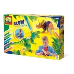 Kolorowanie za pomocą dmuchania - Dinozaury - SES NL