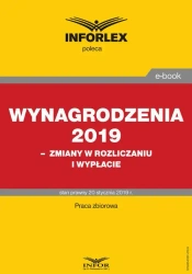 eBook Wynagrodzenia 2019 – zmiany w rozliczaniu i wypłacie - Praca zbiorowa