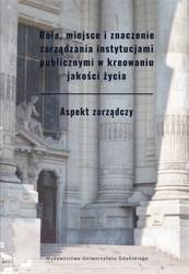 Rola, miejsce i znaczenie zarządzania.. - praca zbiorowa