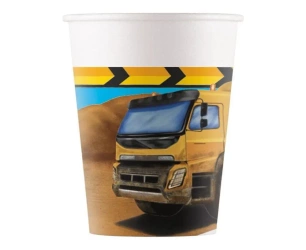 Kubeczki papierowe Construction 200ml 8szt - Godan