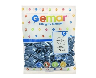 Balony shiny niebieskie 12cm 100szt - Godan