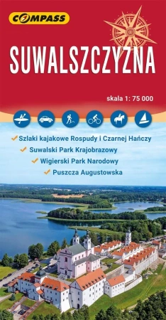 Mapa turystyczna - Suwalszczyzna - praca zbiorowa