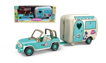 Auto z przyczepą kempingową 44x19x12,5cm - ADAR