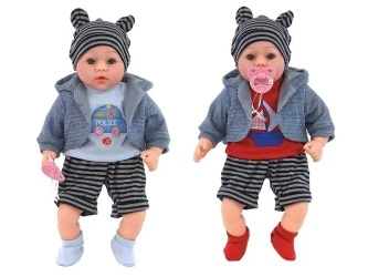 Lalka bobas śpiewa i mówi po polsku 45cm - ADAR