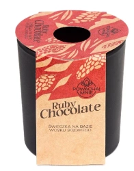Świeczka sojowa Powąchaj mnie Ruby Chocolate czarn - Pavoncella