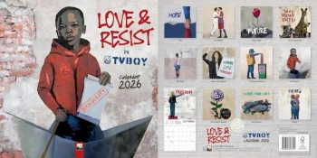 Kalendarz 2026 ścienny TVBOY: Love & Resist! - Flame Tree