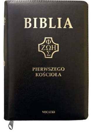 Biblia pierwszego Kościoła z paginat. suwak czarna - praca zbiorowa