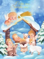 Karnet B6 BN Szopka - Henry