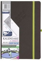 Kalendarz 2025/2027 B5 18M + notes Hip Hop szary - praca zbiorowa