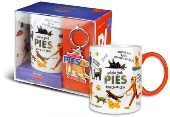 Zestaw kubek + brelok Pies - Pan Dragon