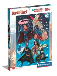 Puzzle 104 elementy. DC League of Superpets