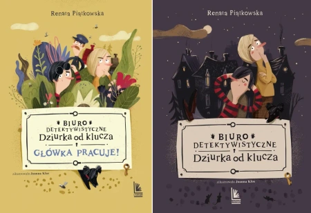 Pakiet Biuro detektywistyczne Dziurka od klucza Tomy 1-2 - Renata Piątkowska