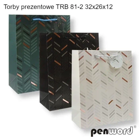 Torebka prezentowa 32x26x12cm MIX - Penword