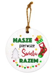 Zawieszka ceramiczna Boże Narodzenie - Kukartka