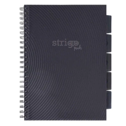 Kołozeszyt Pads A4/100K kratka Basic szary - Strigo