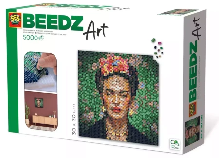 Koralikowe prasowanki Frida Kahlo