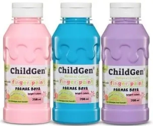 Farby do malowania palcami 3x350ml - ChildGen