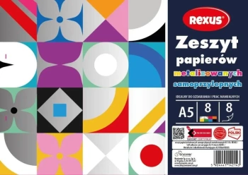 Zeszyt papierów kolor samoprzylep. A5/8K (10szt) - Beniamin