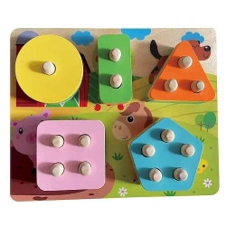 Układanka drewniana Kształty - Smily Play