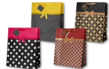 Torebka ozdobna z kokardą PL-2K mała MIX - Panorama