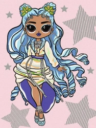 Malowanie po numerach - L.O.L. Surprise! 30x40cm - Ideyka