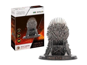 Puzzle 3D 39 Ród Smoka - Żelazny Tron - Revell