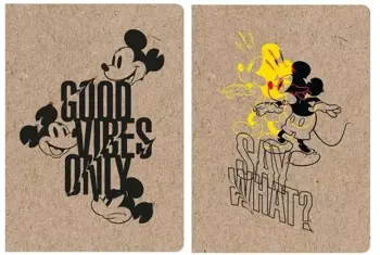 Zeszyt A5/60K kratka Kraft Liner Mickey (5szt) - Beniamin