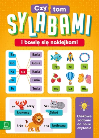 Czytam sylabami i bawię się naklejkami - Agnieszka Bator