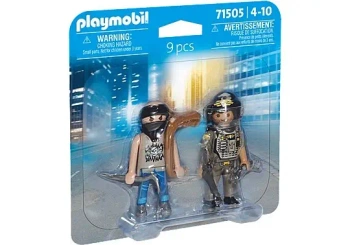 Playmobil DuoPack Jednostka specjalna i bandyta 71505