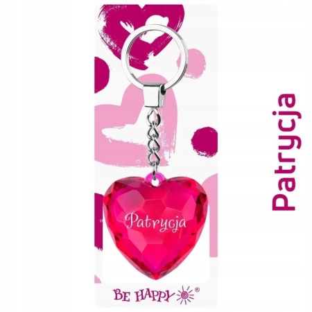 Brelok Serce Patrycja - Be-Happy Gifts