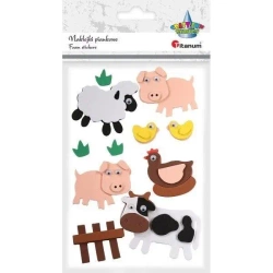 Naklejki piankowe 3D zagroda 11szt - Titanum