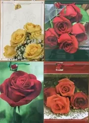 Torebka ozdobna laminowana PL-9 duża zestaw 35 - Panorama