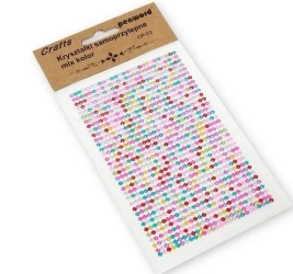 Kryształki samoprzylepne CR-03 mix kolor 3mm - Penword