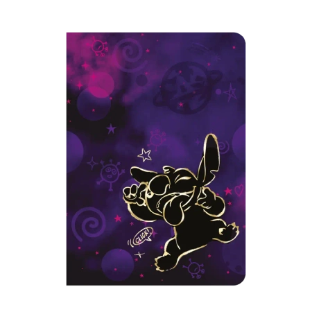 Zeszyt A5 32k. 3 linie kolor Disney Gold Stitch wzór 2 - PATIO