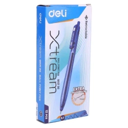 Pióro kulkowe 0,7mm Xtream niebieskie (12szt) - DELI