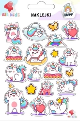 Naklejki dla dzieci Kotki jednorożce - All4Kids