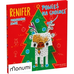 Zawieszka Cubehead Christmas Mini. Renifer - Monumi