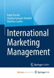 International Marketing Management - Ralph Berndt