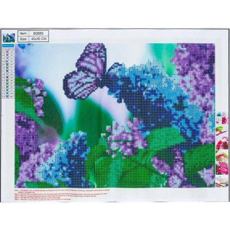 Diamentowa mozaika 5D - Butterfly 30x40 80889 - Centrum