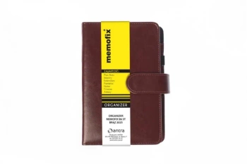 Organizer Memofix 2026 B6 ST/SA brąz - Antra