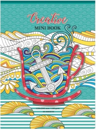 Kolorowanka antystresowa 126x200 Morska 36 TW - Fresh
