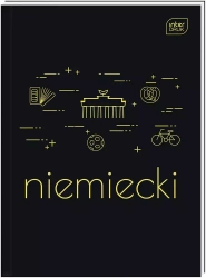 Brulion tematyczny J. NIEMIECKI A5 80k zeszyt TWARDA OKŁADKA ze ściągą - Interdruk
