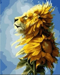 Malowanie po numerach - Lew 40x50 cm - Twoje Hobby