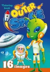 Kolorowanka A4 16 obrazków Kosmos - Fresh