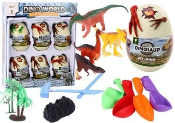 Jaja z dinozaurami 6szt - Leantoys