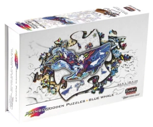 Puzzle 101 drewniane kolorowe Płetwal błękitny - EUREKA 3D