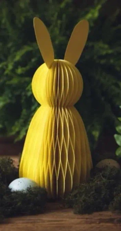 Dekoracja papierowa Króliczek na magnes 30cm - PartyDeco