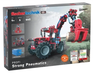 Zastaw konstrukcyjny - Strong Pneumatics 6 modeli - fischertechnik